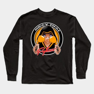 Muay Thai Fighter Long Sleeve T-Shirt